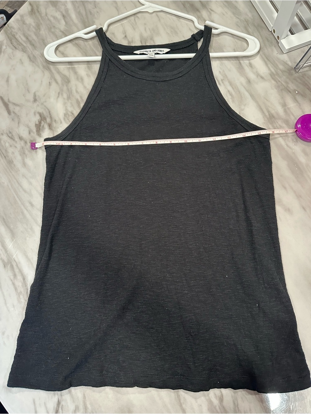 Elizabeth & James Black Tank Top medium - Picture 4 of 6